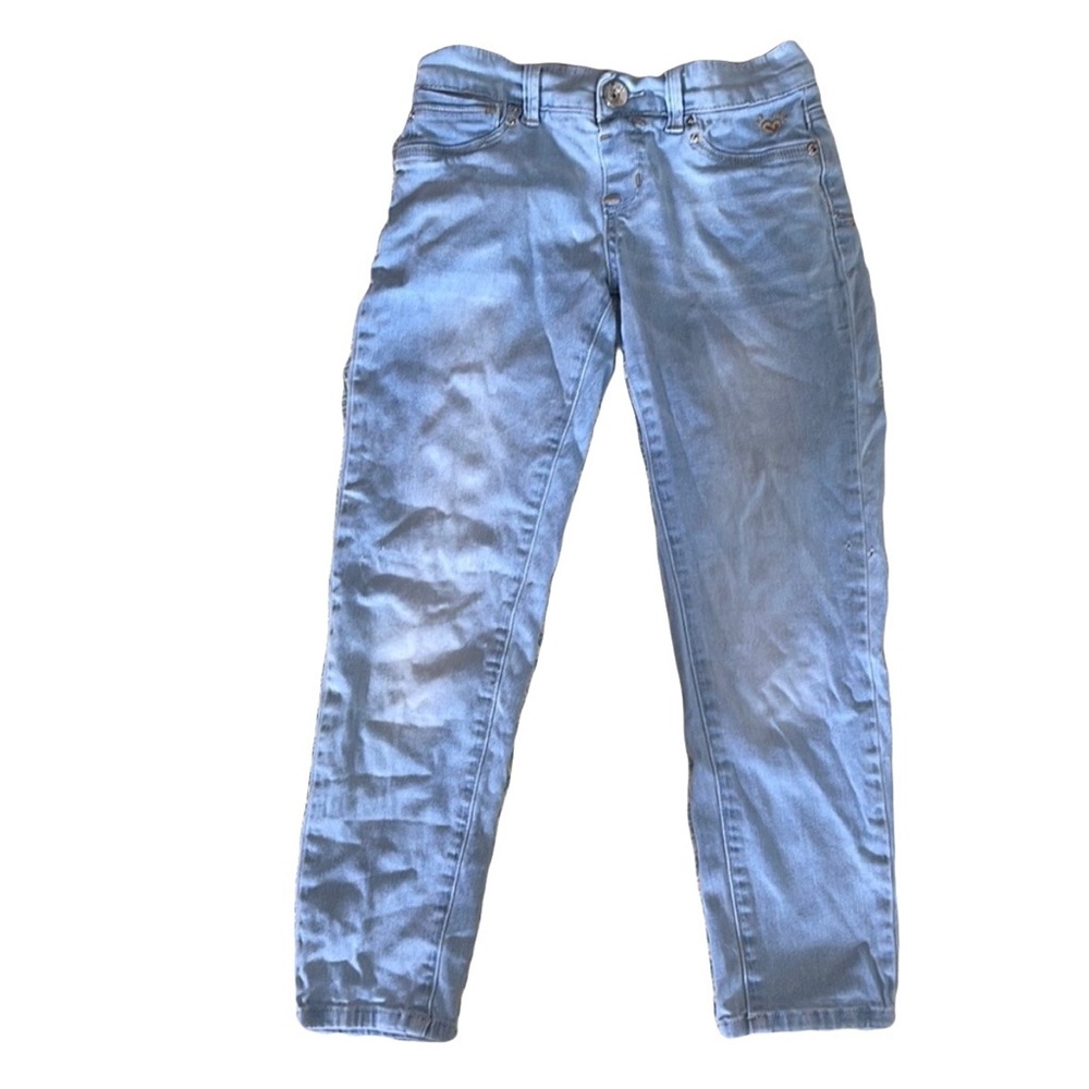 Girls size 8R justice denim jeans boot cut lightly loved